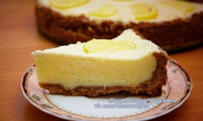 Рецепт лимонного чизкейка наслаждение