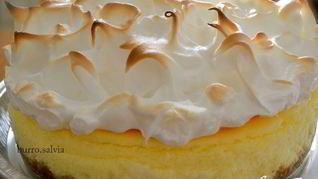 Лимонный чизкейк с меренгой