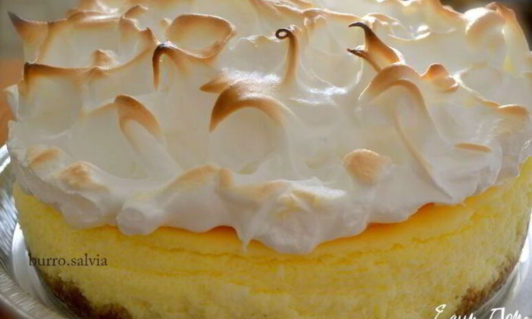 Рецепт лимонного чизкейка с меренгой