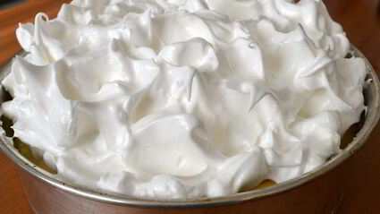 лимонный чизкейк с меренгой