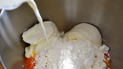 лимонный чизкейк с меренгой