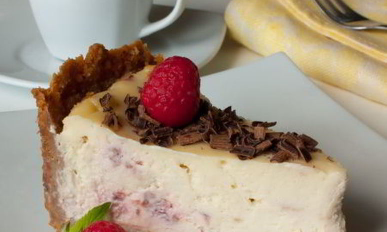 Рецепт малинового чизкейка с белым шоколадом