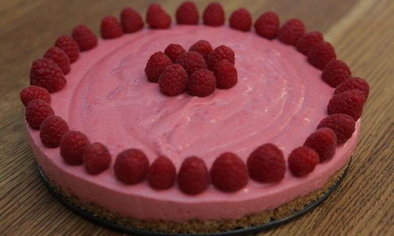 Рецепт малинового чизкейка