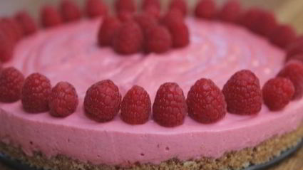 малиновый чизкейк