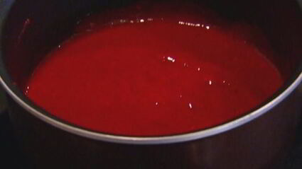 малиновый чизкейк