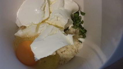 мини-чизкейки с томатным мармеладом