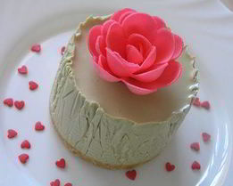 Мятный мини-чизкейк