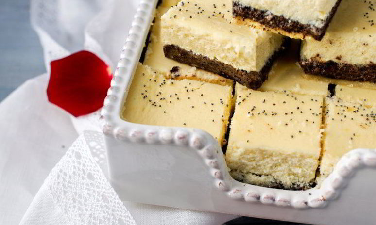 Рецепт сыромака — творожного чизкейка с маковой начинкой