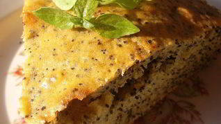 Апельсиново-маковый кекс