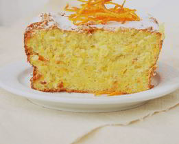 Апельсиновый кекс с изюмом