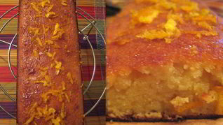 Апельсиновый кекс с пропиткой