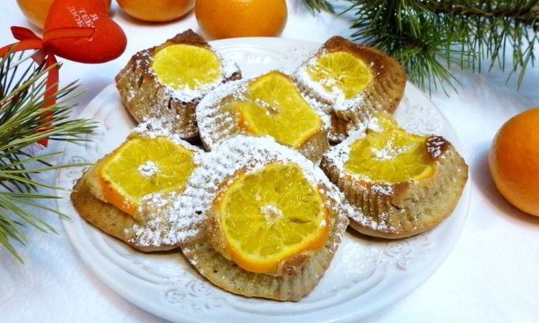 Рецепт бананова-мандариновых кексы