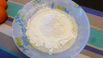 бананово-мандариновые кексы