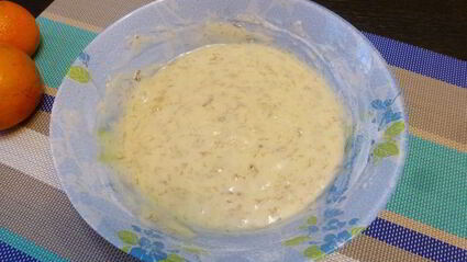 бананово-мандариновые кексы