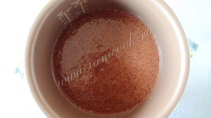 банановый кекс с шоколадом в мультиварке