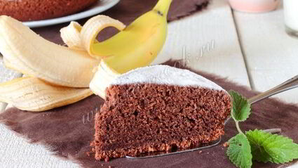 банановый кекс с шоколадом в мультиварке