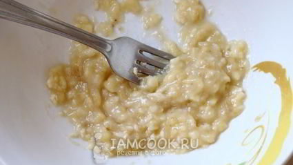 банановый кекс в микроволновке за 5 минут