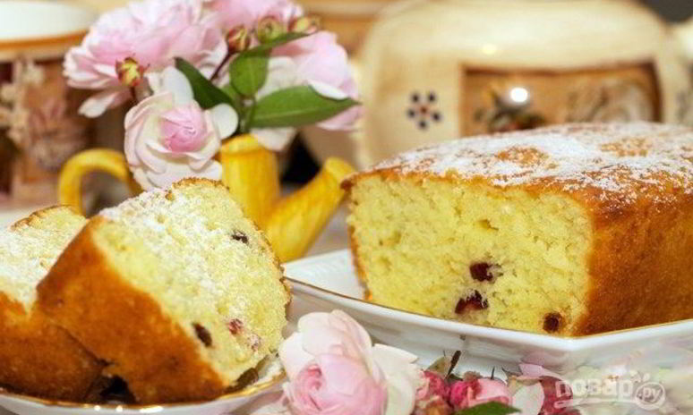 Рецепт быстрого творожного кекса