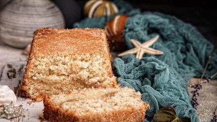 кекс кокосовый новогодний