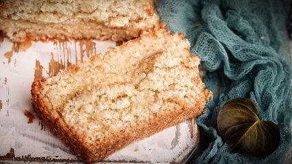 кекс кокосовый новогодний