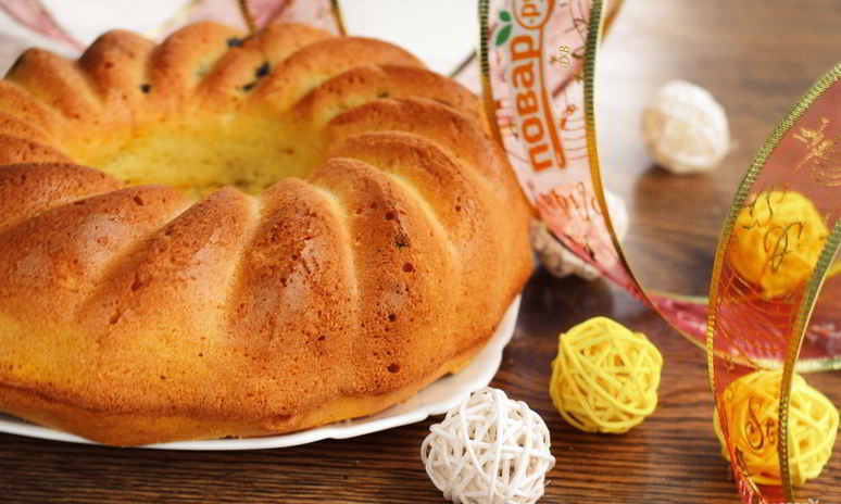 Рецепт кекса молочного с черносливом