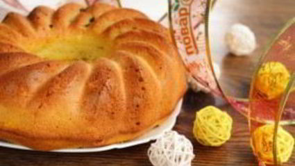 кекс молочный с черносливом