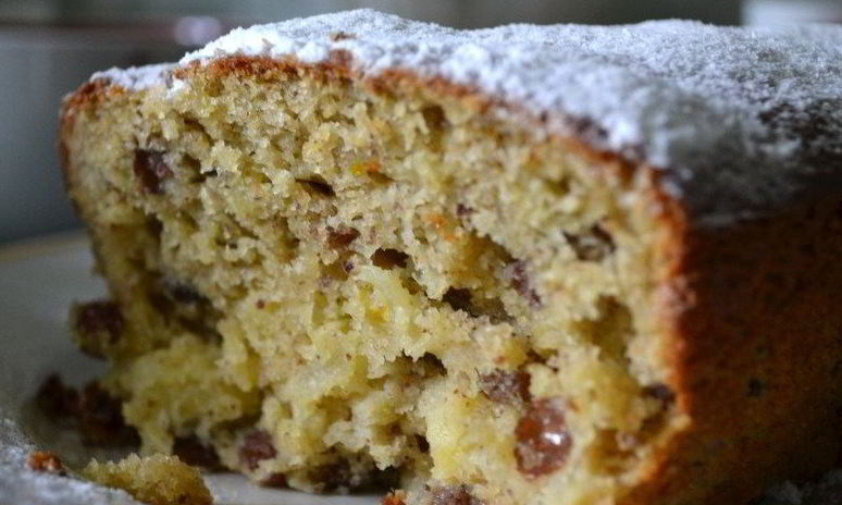 Рецепт кекса с ананасом и изюмом
