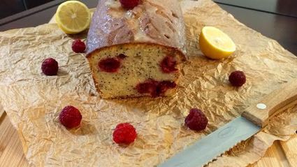 кекс с малиной