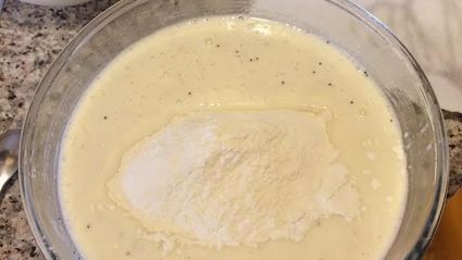 кекс с малиной