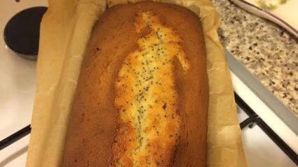 кекс с малиной