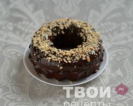 Кекс с шоколадным ганашем