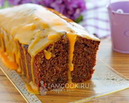 Кекс с шоколадом и красным вином