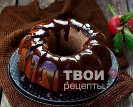 Кекс с яблоками