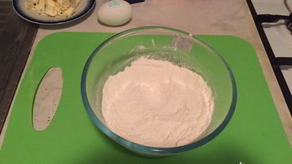 кексики с черничным джемом