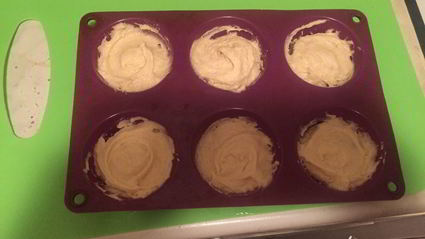 кексики с черничным джемом