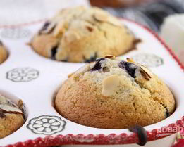 Кексы с голубикой