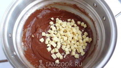 кексы с кусочками белого шоколада