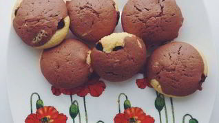 Кексы с сушеной клюквой