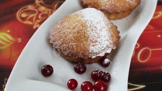 Клюквенные кексы