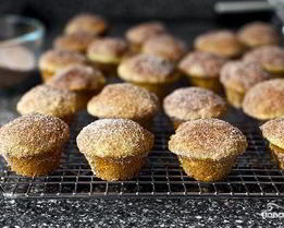 Мини-кексы с корицей и коричневым маслом