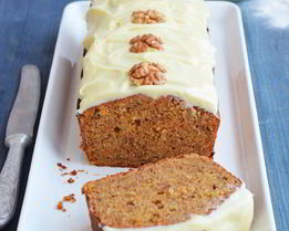 Морковно-гречневый кекс с грецким орехом