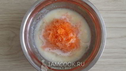 морковный кекс без яиц в микроволновке