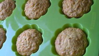 морковные кексы с фундуком