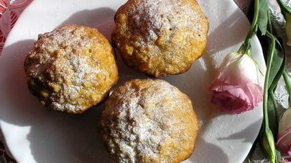 морковные кексы с фундуком