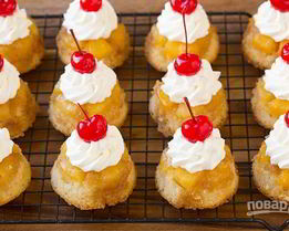 Нежные ананасовые кексы