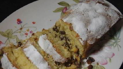 песочный кекс с изюмом