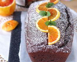 Постный шоколадно-апельсиновый кекс без масла