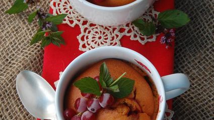 пряные томатные кексы с красной смородиной