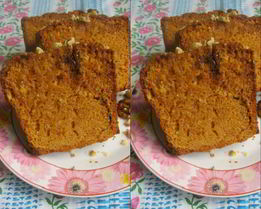 Пышный кекс на вареной сгущенке