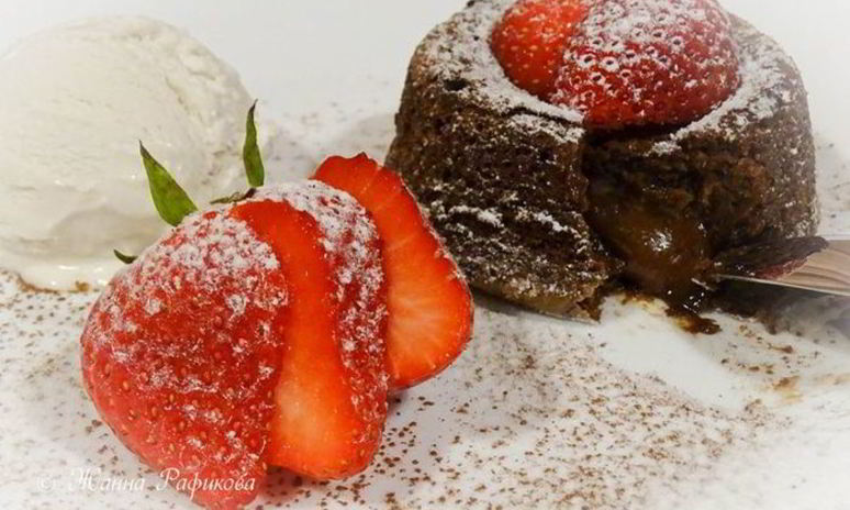 Рецепт шоколадного фондана